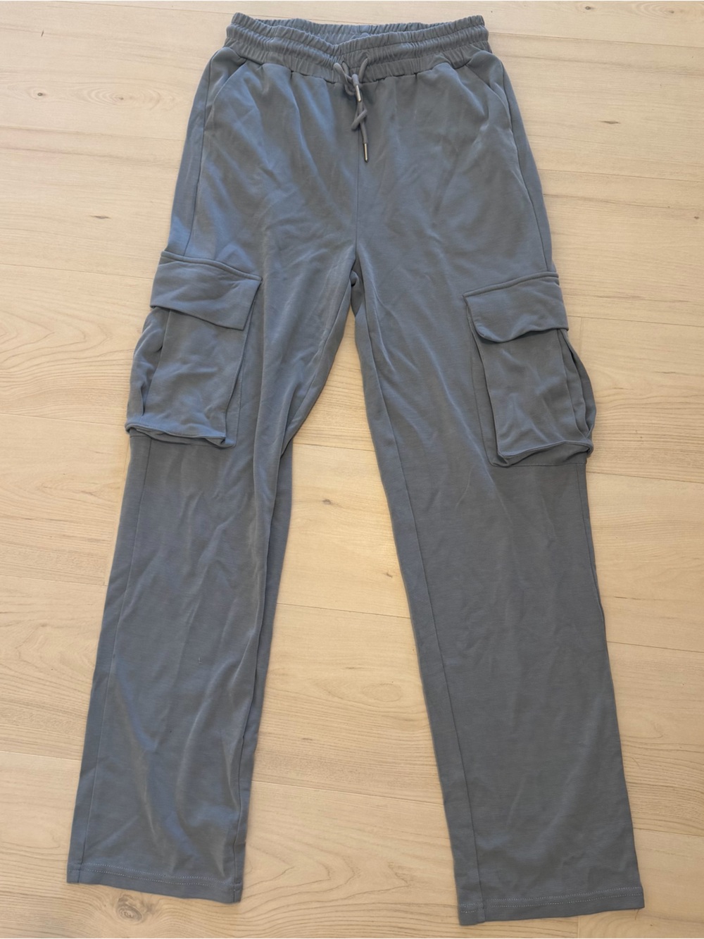 The Foxy Kind Women's Blue Soft Pants with Elastic Waist